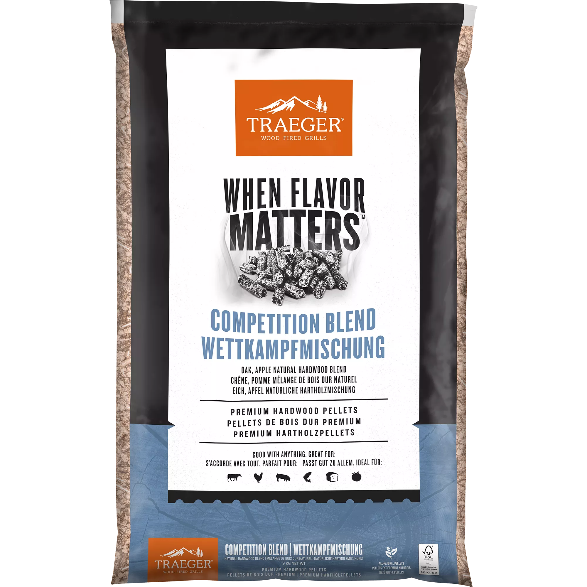 Traeger Competition Blend Pellets FSC